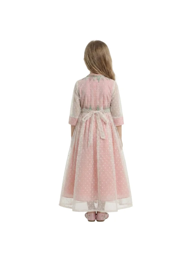 بيداني Yasmin Pink Kaftan Jalabiya